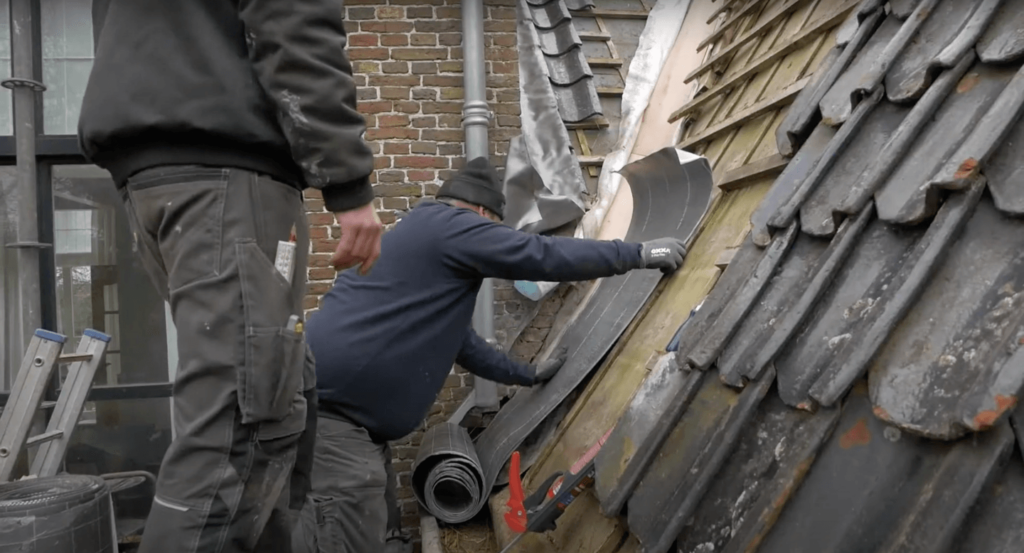 Bij de restauratie van deze monumentale boerderij is Leadax loodvervanger gebruikt